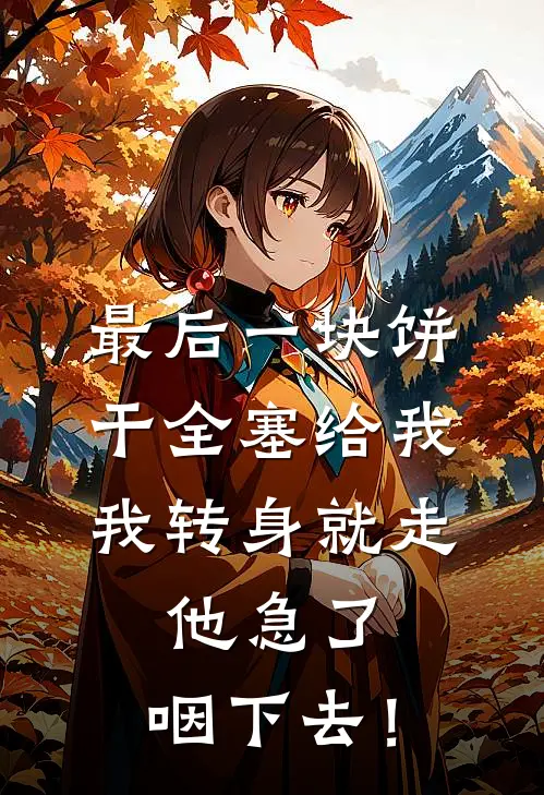 最后一块饼干全塞给我，我转身就走，他急了：咽下去！