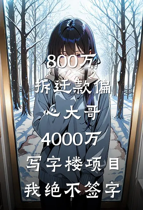 800万拆迁款偏心大哥，4000万写字楼项目，我绝不签字