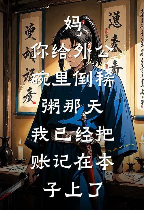 妈，你给外公碗里倒稀粥那天，我已经把账记在本子上了