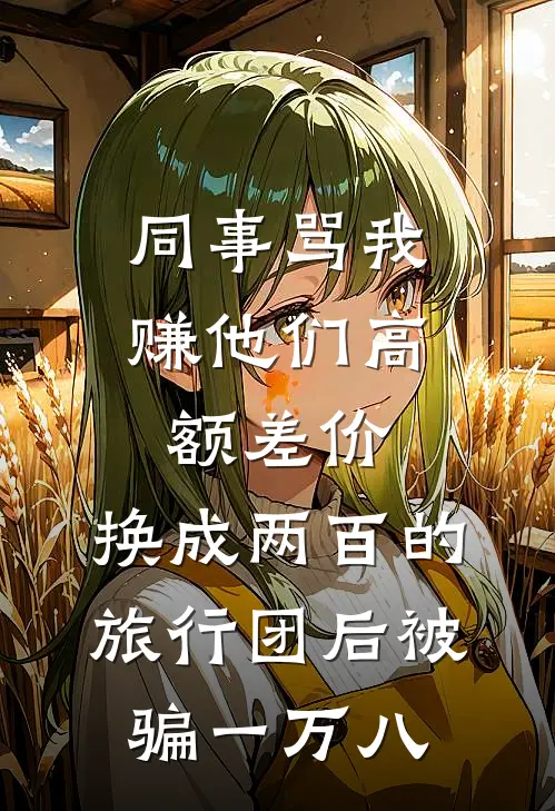同事骂我赚他们高额差价，换成两百的旅行团后被骗一万八