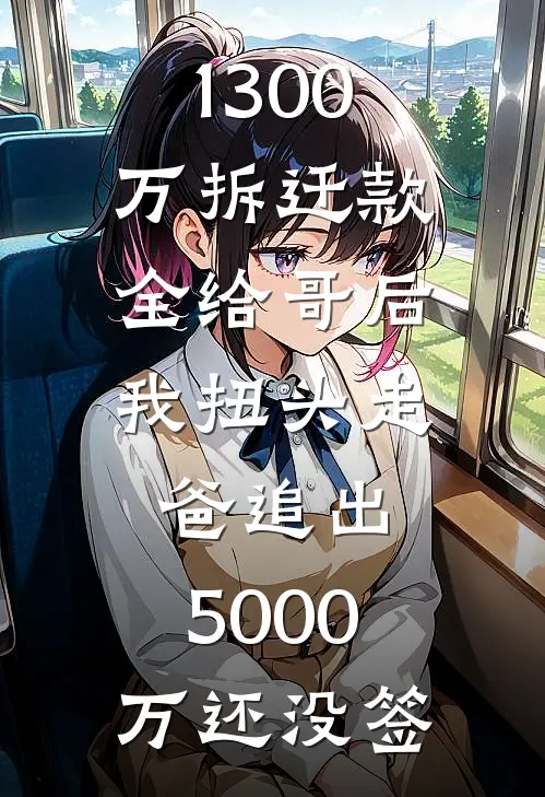 1300万拆迁款全给哥后我扭头走，爸追出：5000万还没签