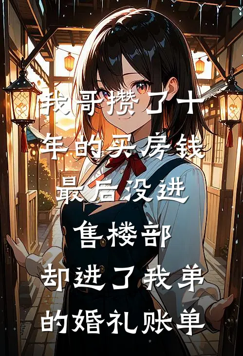 我哥攒了十年的买房钱，最后没进售楼部，却进了我弟的婚礼账单