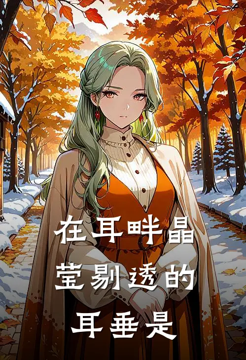 在耳畔晶莹剔透的耳垂是