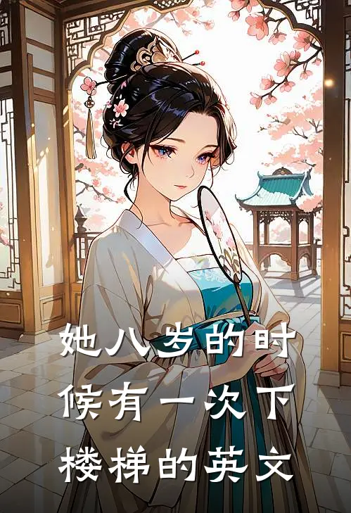 她八岁的时候有一次下楼梯的英文