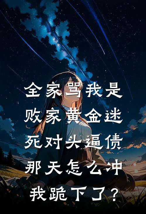 全家骂我是败家黄金迷，死对头逼债那天怎么冲我跪下了？