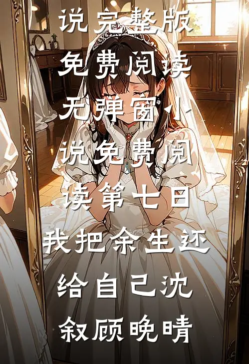 第七日，我把余生还给自己(沈叙顾晚晴)小说完整版免费阅读_无弹窗小说免费阅读第七日，我把余生还给自己(沈叙顾晚晴)