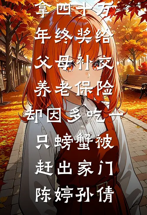 拿四十万年终奖给父母补交养老保险，却因多吃一只螃蟹被赶出家门陈婷孙倩热门免费小说_免费小说在线阅读拿四十万年终奖给父母补交养老保险，却因多吃一只螃蟹被赶出家门陈婷孙倩