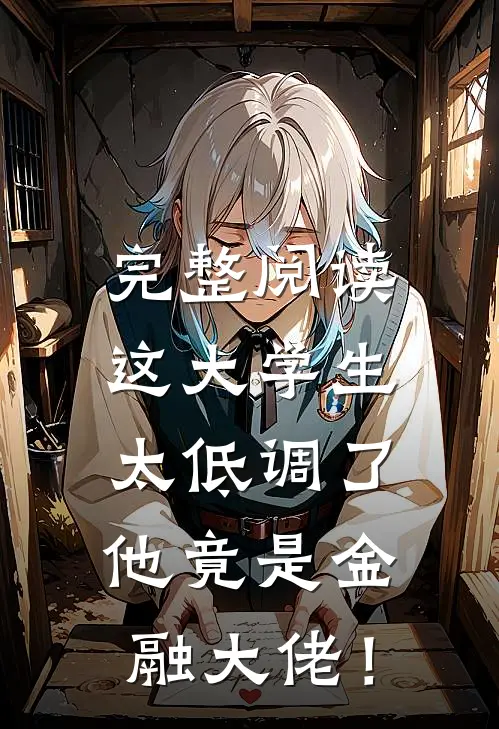 完整阅读这大学生太低调了，他竟是金融大佬！