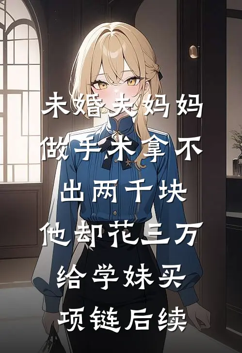 未婚夫妈妈做手术拿不出两千块，他却花三万给学妹买项链后续