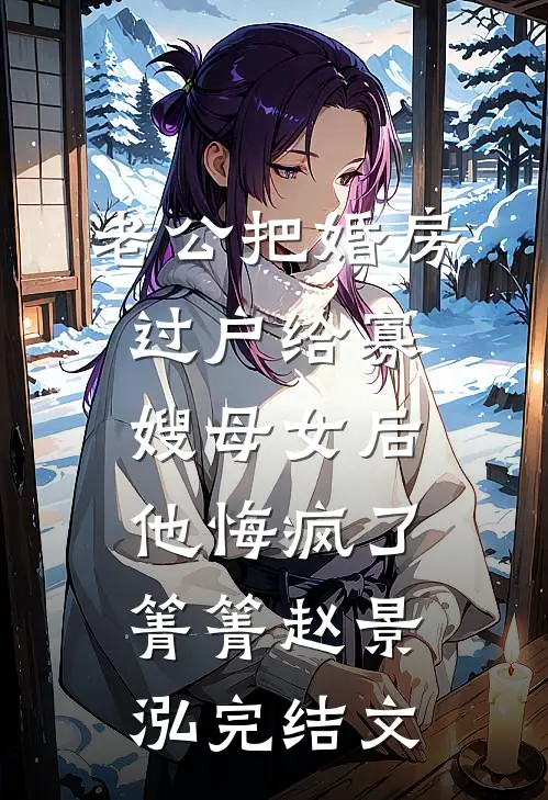 老公把婚房过户给寡嫂母女后，他悔疯了箐箐赵景泓完结文