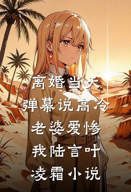 离婚当天，弹幕说高冷老婆爱惨我陆言叶凌霜小说