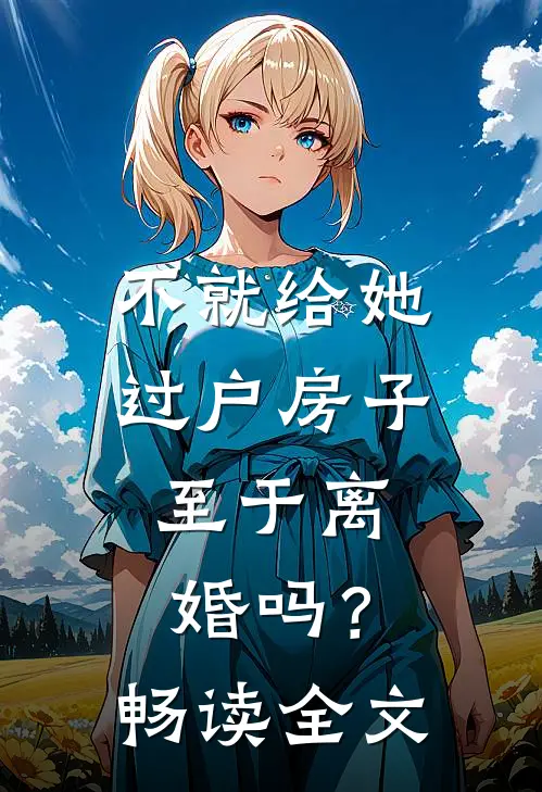 不就给她过户房子，至于离婚吗？畅读全文