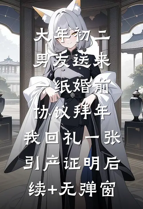 大年初二男友送来一纸婚前协议拜年，我回礼一张引产证明后续+无弹窗