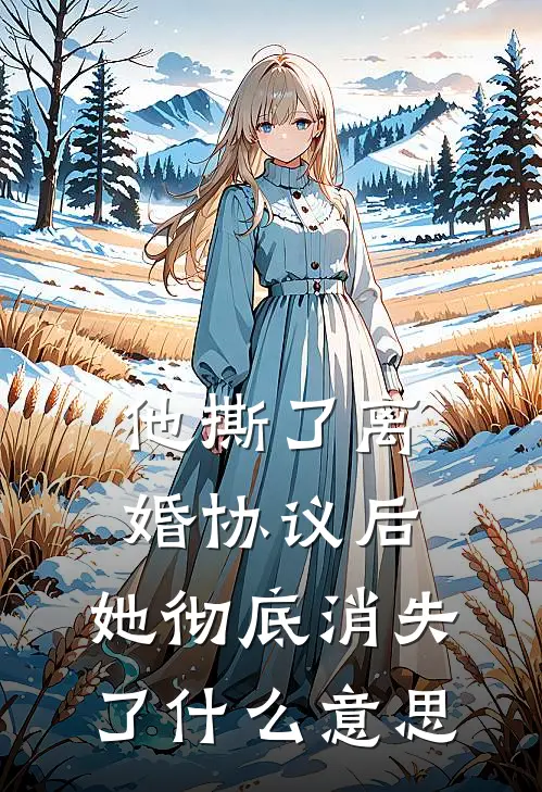 他撕了离婚协议后，她彻底消失了什么意思