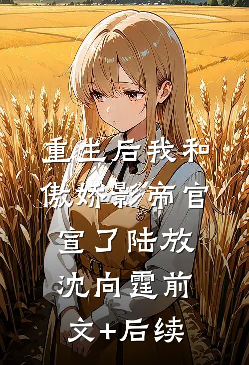重生后我和傲娇影帝官宣了陆放沈向霆前文+后续