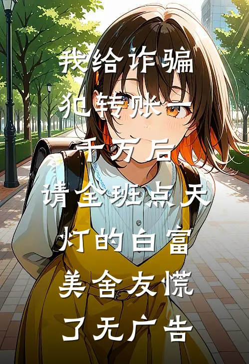 我给诈骗犯转账一千万后，请全班点天灯的白富美舍友慌了无广告
