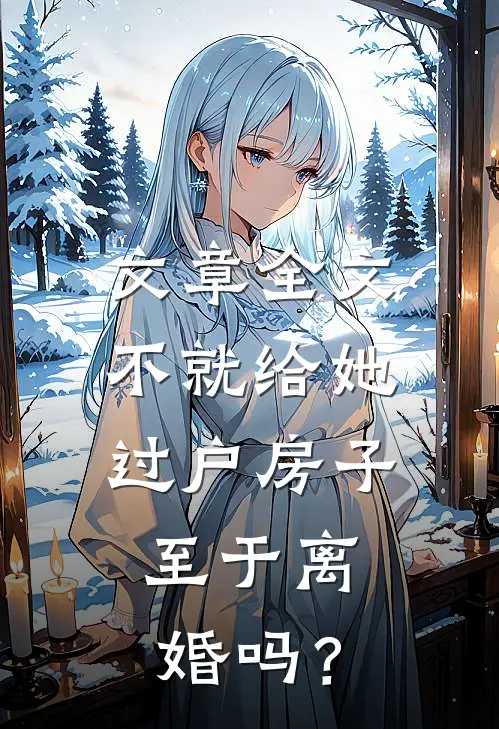 文章全文不就给她过户房子，至于离婚吗？