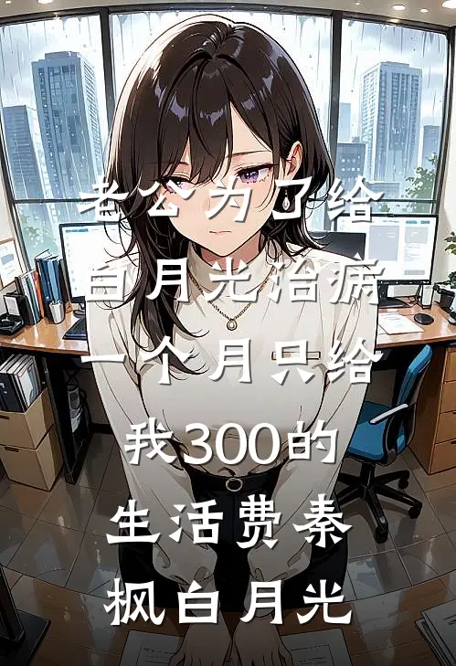 老公为了给白月光治病，一个月只给我300的生活费秦枫白月光