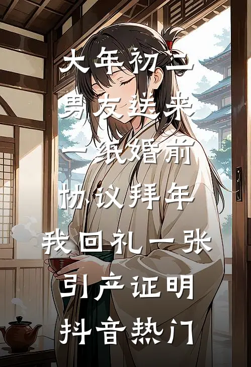 大年初二男友送来一纸婚前协议拜年，我回礼一张引产证明抖音热门