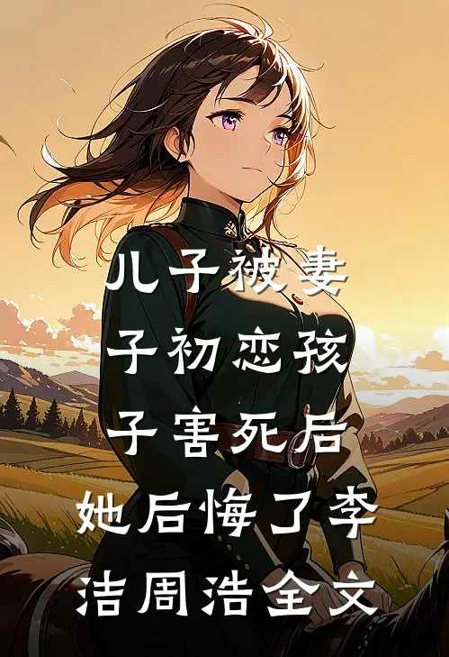 儿子被妻子初恋孩子害死后，她后悔了李洁周浩全文